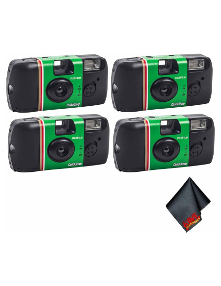 Cámara desechable FUJIFILM QuickSnap Flash 400 - 2 unidades