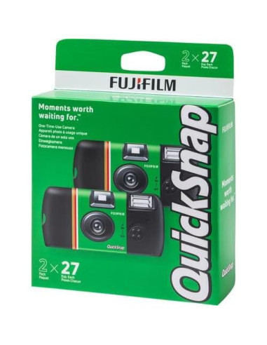 Cámara desechable FUJIFILM QuickSnap Flash 400 - 2 unidades