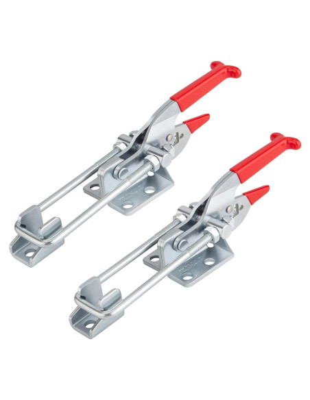 Pestillo de Palanca COOLOGIN Alta Resistencia 2000 lbs Ajustable - 2 Paquetes