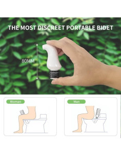 Accesorio de Bidet Portátil Xiamen Angel A5100 - Compatible con Botellas 2