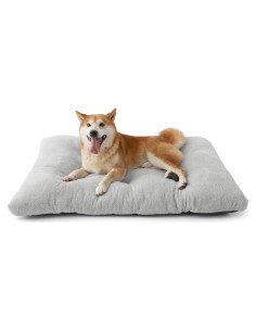 Cama para Perros Bedsure Grande Lavable 88.9x58.4cm Gris
