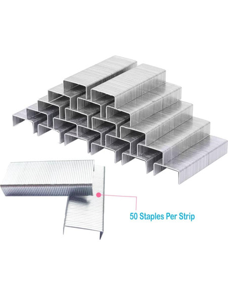 5000 Grapas No.10 HEGANGLY para Grapadoras Mini - 5 Cajas