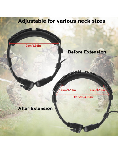 Auricular Táctico con Micrófono de Garganta Motorola XPR