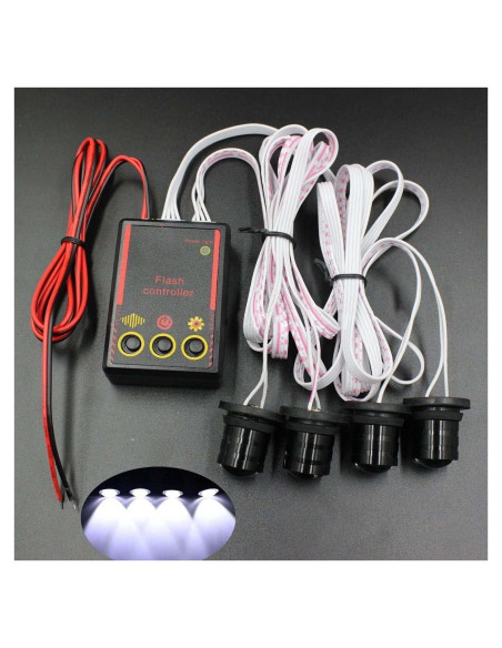 Luz Estroboscópica de Emergencia CISUNG Ojo de Águila 4W