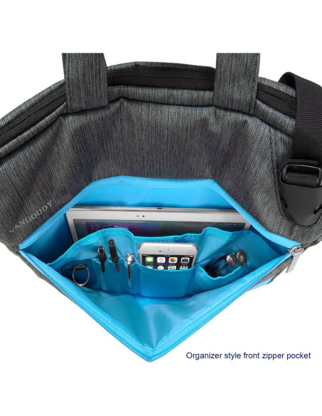 Bolsa Mensajera para Laptop 13-14" ECCRIS Azul Cielo