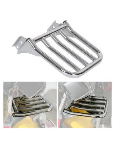 Soporte de Equipaje KUAFU Sissy Bar Cromo para Harley 2004+