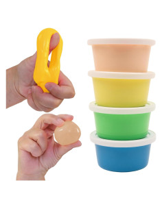Masa de Terapia Life Works 4 Colores Silicona No Tóxica 340g
