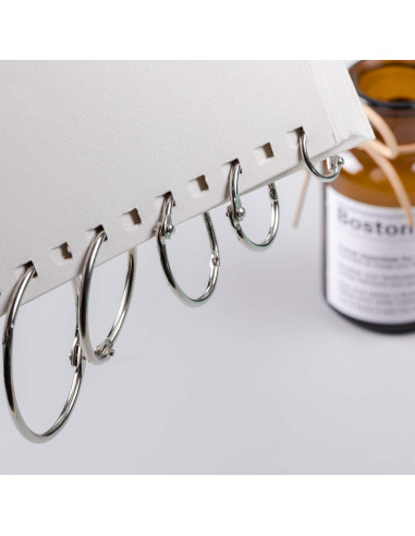 Anillos de Carpeta Mr. Pen 36 Pcs Tamaños Variados Hierro