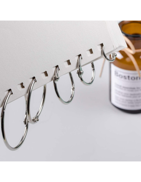 Anillos de Carpeta Mr. Pen 36 Pcs Tamaños Variados Hierro