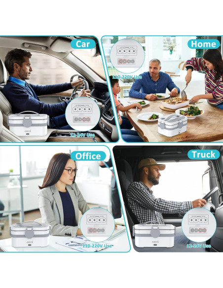 Caja de Almuerzo Eléctrica THRIVE1 1.8L Calentador 80W