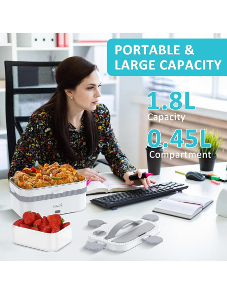 Caja de Almuerzo Eléctrica THRIVE1 1.8L Calentador 80W