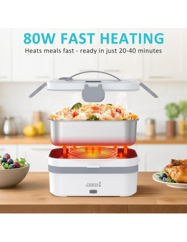 Caja de Almuerzo Eléctrica THRIVE1 1.8L Calentador 80W