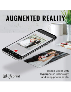 Impresora Portátil de Fotos Lifeprint 3x4.5 Blanca - Realidad Aumentada 2