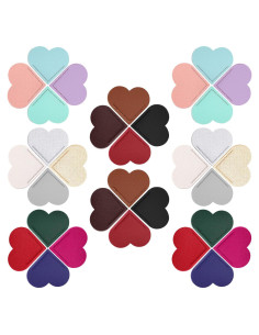 32 Marcadores de Corazón de Cuero Kdafio - Accesorios de Lectura