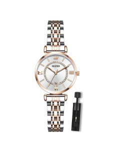 Reloj de Acero Inoxidable OLEVS para Mujeres con Diamantes