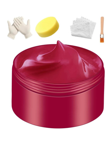 Bálsamo de Recoloración de Cuero Marrón UP22YOU - Kit Reparación