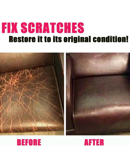 Bálsamo de Recoloración de Cuero Marrón UP22YOU - Kit Reparación