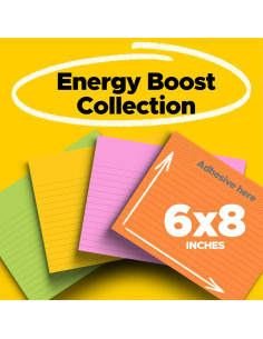 Notas Adhesivas Super Pegajosas Post-it 20.32x15.24cm 4 Blocs 2