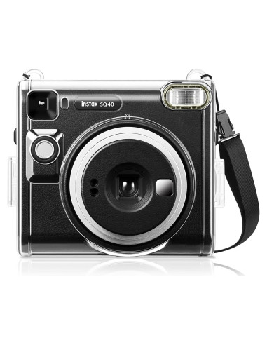 Funda Protectora Fintie para Cámara Fujifilm Instax SQ40 - PVC Duro Transparente