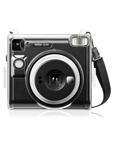 Funda Protectora Fintie para Cámara Fujifilm Instax SQ40 - PVC Duro Transparente