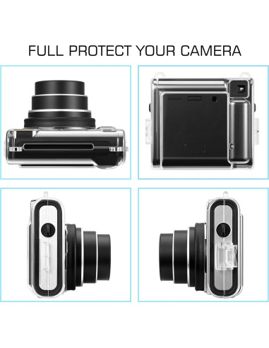 Funda Protectora Fintie para Cámara Fujifilm Instax SQ40 - PVC Duro Transparente