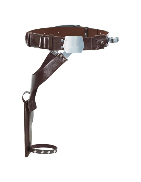 Cinturón de disfraz para hombres PU con funda cosplay Halloween