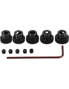 Engranaje de Piñón RC JIECHUN 5 Pcs 20T-24T 5mm para 1:10 2