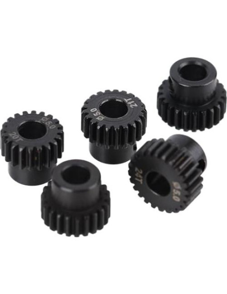 Engranaje de Piñón RC JIECHUN 5 Pcs 20T-24T 5mm para 1:10