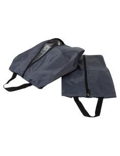GForce Juego de 2 Bolsas de Zapatos de Viaje Nylon Gris