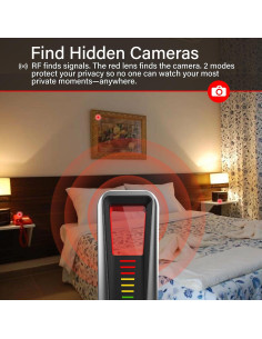 Detector de Cámara Oculta RoamRover con Escaneo RF y Alarma 2