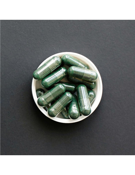 Espirulina 200 Cápsulas Elementos de la Tierra Pura Sin Aditivos