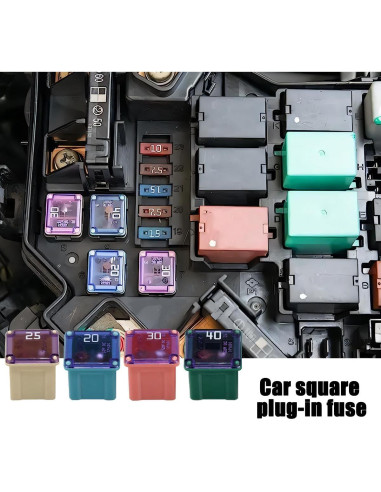 10 Fusibles Micro de Coche KHGUZ 20A Plástico Universal