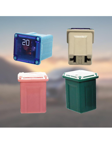10 Fusibles Micro de Coche KHGUZ 20A Plástico Universal