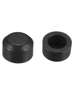 Tapa de Botón Táctil uxcell 25 Pcs 3.1mm Negro