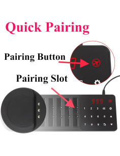 Sistema de Pagers Inalámbricos LOUIKENE 10 Pagers 300m 2