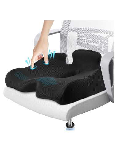 Cojín de Memoria Benazcap X Grande para Silla de Oficina