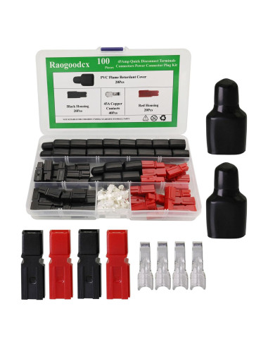 20 Pares Conectores de Terminales Rápida 45A Raogoodcx 4-6mm