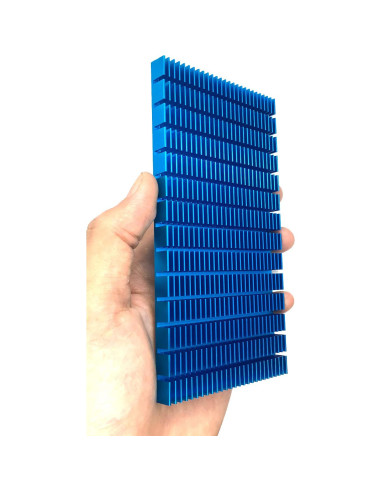 Radiador de Aluminio Azul SGTKJSJS 150x85x12mm para Electrónica
