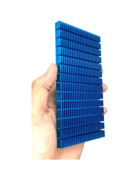 Radiador de Aluminio Azul SGTKJSJS 150x85x12mm para Electrónica