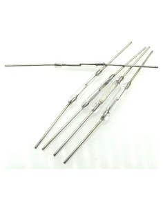 100pcs Interruptores Reed N/O Magnéticos 2x14mm Midzooparts