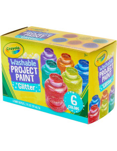 Pintura Brillante Lavable Crayola 6 Colores 59 ml 2
