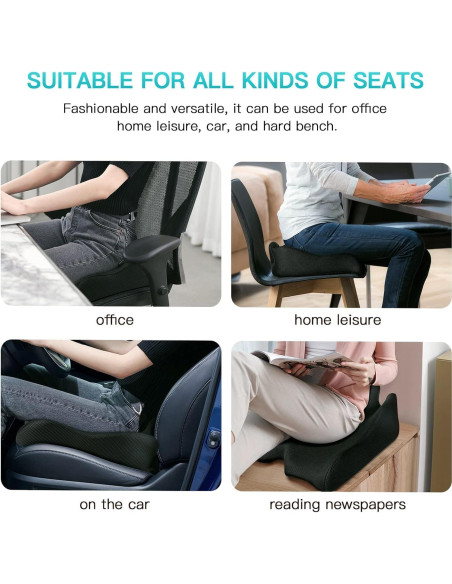 Cojín de Memoria Benazcap X Grande para Silla de Oficina