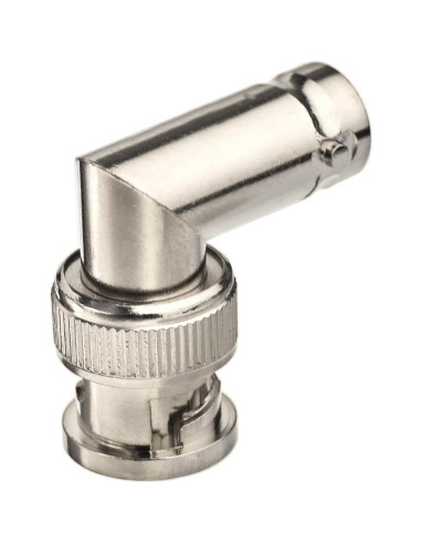 Adaptador BNC macho a hembra ángulo recto Eightwood 5pcs 50 Ohm