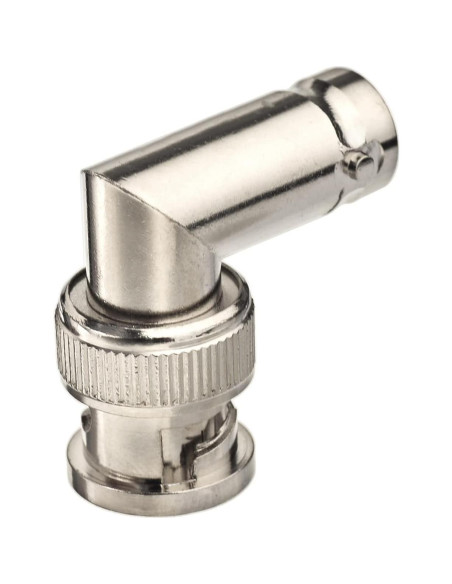 Adaptador BNC macho a hembra ángulo recto Eightwood 5pcs 50 Ohm