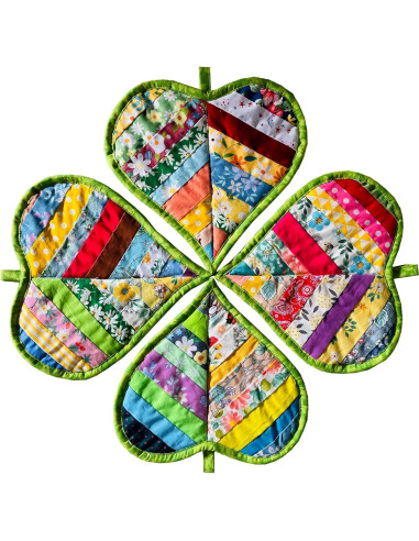 Agarraderas de Cocina 100% Algodón Corazones 2PCS 26.67x25.4cm