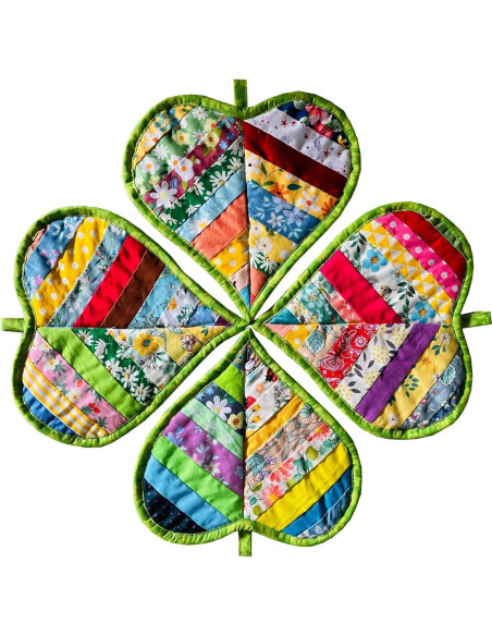 Agarraderas de Cocina 100% Algodón Corazones 2PCS 26.67x25.4cm