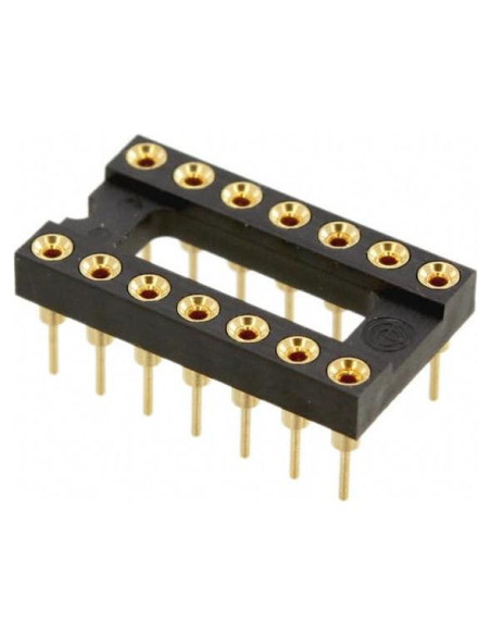 Zócalo DIP Omron XR2A-1601-N 16 posiciones 2.54mm