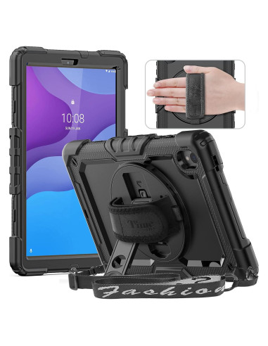 Funda Timecity para Lenovo Tab M10 HD 10.1" 2da Gen - Negro
