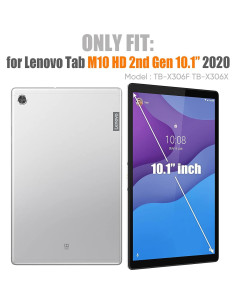 Funda Timecity para Lenovo Tab M10 HD 10.1" 2da Gen - Negro 2