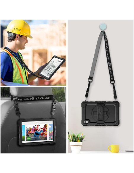 Funda Timecity para Lenovo Tab M10 HD 10.1" 2da Gen - Negro